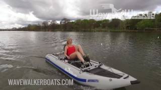 WaveWalker® Boats  The Worlds Fastest Pedal Powered Boats [upl. by Sonnnie]