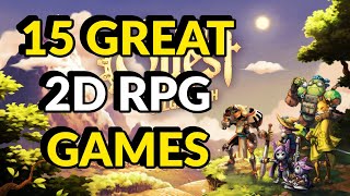 15 Great 2D Modern RPG Games [upl. by Ahsetel284]