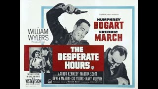 THE DESPERATE HOURS 1955 Theatrical Trailer  Humphrey Bogart Fredric March Arthur Kennedy [upl. by Gnik]