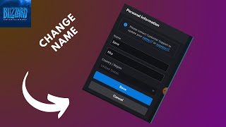 how to change blizzard name [upl. by Lita]