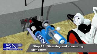 Posttensioned slab procedure [upl. by Weintrob]