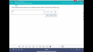 ALEKS Writing a standard formation reaction [upl. by Giusto]