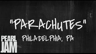 Parachutes  Live in Philadelphia PA 10222013  Pearl Jam Bootleg [upl. by Fleeta]