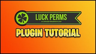 LuckPerms Plugin Tutorial  Permissions Plugin Minecraft Server Ränge einstellen [upl. by Gilles]