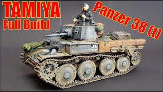 Panzer 38 t Tamiya 135 Baubericht  Full build [upl. by Keeler]