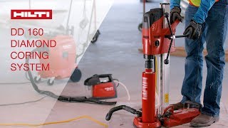 OVERVIEW of Hiltis DD 160 compact diamond drilling system [upl. by Airam]