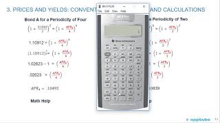 calculate and interpret yield measures for fixedrate bonds floatingrate notes and [upl. by Eittel]