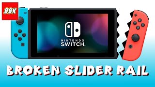 Repairing Broken Nintendo Switch Console Slider Right  Left Rail [upl. by Driscoll]