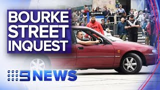 Bourke Street rampage inquest gets underway  Nine News Australia [upl. by Assenab149]