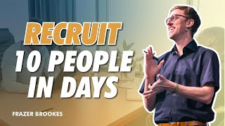 Network Marketing Recruiting – How To Recruit 10 People In 10 Days [upl. by Allak]