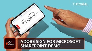 Adobe Sign for Microsoft SharePoint Demo  Adobe Acrobat [upl. by Tabatha369]