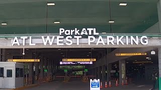 ATL West Parking Deck Atlanta Airport [upl. by Oisinoid274]