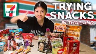 7ELEVEN SNACKS IN THAILAND  Chelseah Hilary [upl. by Ariday]