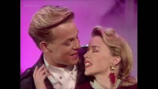 Kylie Minogue amp Jason Donovan  Especially For You Live TOTP 1988 [upl. by Farrica]