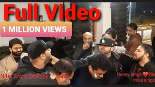 Honey Singh❤ Badshah fight🤗ends in Nitin Aroras birthday 🎂 bash 2k21 [upl. by Oliver]