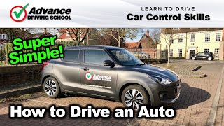 How To Drive An Automatic Car  Learn to drive Car control skills [upl. by Kempe]