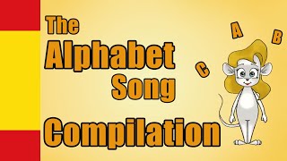 The Alphabet Song  Spanish Alphabet  Compilation [upl. by Brindle]