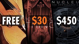 FREE vs 30 vs 450 Orchestra VST  6 Sample Libraries Comparison [upl. by Stafford]