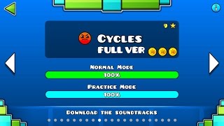 Geometry Dash  Cycles FULL VER All Coin  ♬ Partition [upl. by Ellehcram292]