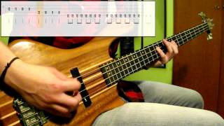 Tame Impala  Elephant Bass Cover Play Along Tabs In Video [upl. by Ariait559]