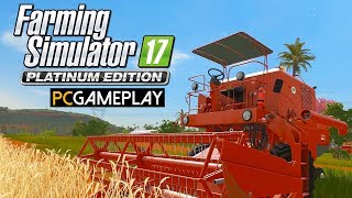 Farming Simulator 17 Platinum Edition Gameplay PC HD [upl. by Ikkin]