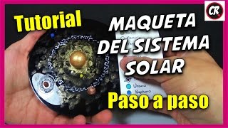 MAQUETA DEL SISTEMA SOLAR  Cómo hacerla paso a paso [upl. by Ihab676]