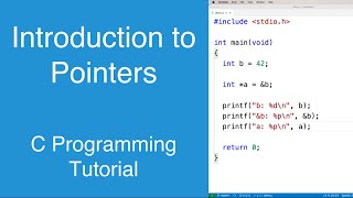 Introduction to Pointers  C Programming Tutorial [upl. by Shorter68]