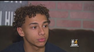 Teen Protects Girl From Stranger At Boston Target [upl. by Aimerej]