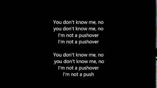 Manafest  Pushover lyrics [upl. by Tybald]