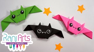 MURCIÉLAGO ORIGAMI  DIY  ORIGAMI BAT [upl. by Letreece]