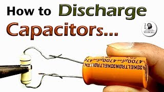 How to Discharge Capacitor safely with resistor [upl. by Sisson]