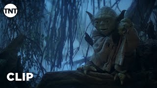 Star Wars The Empire Strikes Back  Luke Meets Yoda for the First Time CLIP  TNT [upl. by Ardisi]