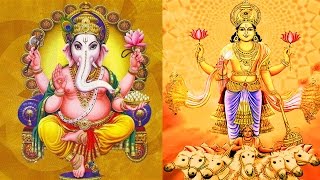 Lord Ganesh and Surya Suprabhatam  Peaceful Early Morning Chants [upl. by Eetnahc]