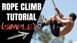 Rope Climbing Technique How To [upl. by Reywas]