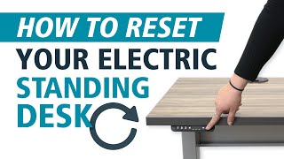 How To Reset Your Electric Standing Desk [upl. by Ralat]