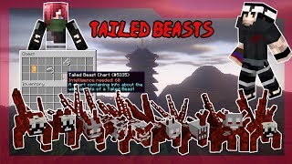 Tailed Beasts Part 1  NARUTO ANIME MOD  Minecraft  DATABOOKS Episode 13 [upl. by Subak]