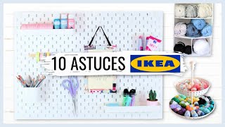 10 ASTUCES DE RANGEMENT IKEA [upl. by Airliah764]