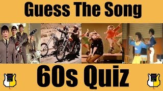 Guess The Song 60s  QUIZ [upl. by Eednac436]