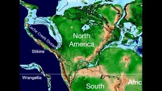 Plate Tectonic Evolution of North America  Scotese Animation [upl. by Noneek204]