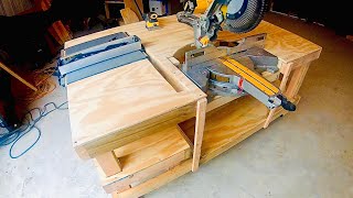 DIY Workbench With a SECRET [upl. by Raquela]