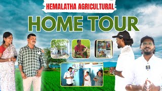 Hemalatha Agriculture HOME TOUR  Telugu Interview  Shiva Studios [upl. by Haakon390]