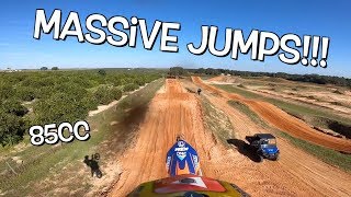 85cc WIDE OPEN at James Stewarts Dangerboy Deegan GoPro raw [upl. by Ardnac]