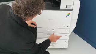 How to Load A3 and A4 Paper into a Ricoh Photocopier Correctly [upl. by Ardene]