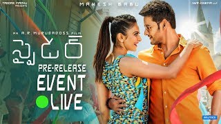 SPYder Pre Release Event LIVE  Mahesh Babu  A R Murugadoss  Rakul Preet  Harris Jayaraj [upl. by Lejeune]