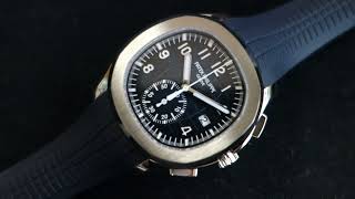 パテックフィリップ アクアノート・フライバック・クロノグラフ ref5968G001  PATEK PHILIPPE AQUANAUT FLYBACK CHRONOGRAPH [upl. by Llenel974]