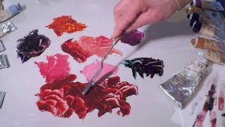 Alizarin Crimson Colour Mixing  Vasari Classic Oil Colour [upl. by Brandi407]