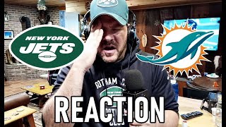 JETS vs DOLPHINS REACTION Why I HATE the JETS [upl. by Eannaj]