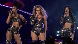 Beyonce Narrowly Misses Wardrobe Malfunction at Coachella [upl. by Marigolda]