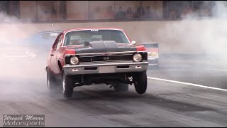 Chevy Nova Wolf Pack Drag Racing [upl. by Follmer448]