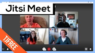 Using Jitsi Meet  Video Conference Demonstration [upl. by Dnomyad31]